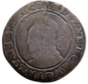 KAPPYSCOINS G5921 1583 イギリス エリザベス1世 銀貨 6ペンス