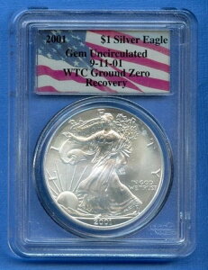 2001N PCGS WFAT[L[V 9-11-01 WTC OEh[ #06 AJVo[C[Oh