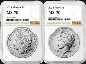 2024�N ���[�K�����s�[�X �A�����J�� �V���o�[ �_���[ ������ NGC MS70 MS 70 ��s�̔�!