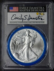 2021-(W) T2 �A�����J�� �V���o�[ �C�[�O�� PCGS MS70 FS �_���X�g�� �T�C������ �u���[ ?COINGIANTS?