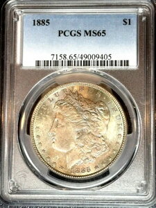 1885�N�� P �g�[�� �����K�� $ PCGS MS 65????�������[�݂̂��鎇/�̃g�[��????����