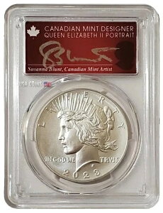 2023-P 1�h�� �s�[�X�_���[ PCGS MS70 FDOI �X�U���i �u�����g �V�O�l�`���[ �V���o�[ �R�C���B