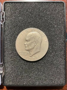1978年アイゼンハワー1ドル硬貨、本物、銀製、状態良好