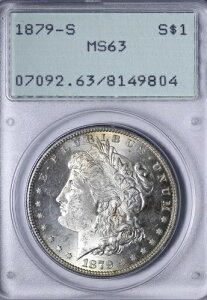 BU 1879-S ���[�K����� PCGS MS63 OGH ���g���[ �������F���Ɣh��� ZYBA