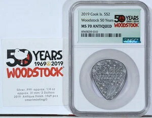 2019N NbN EbhXgbN 50N 1/4IX 999 Vo[ M^[sbN NGC MS70 COA