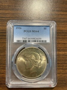 1926-P s[XVo[h 1h PCGS ~gXe[g 64 MS 64 ^Cv2 [[t