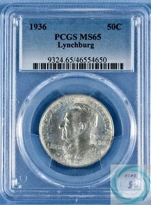 1936N`o[OLO50Zg PCGS MS65 - Be[WVpƃACV[u[X