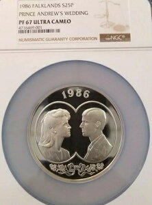 1986N tH[Nh  25yX Ah[q̌ NGC PF 67 EgJI