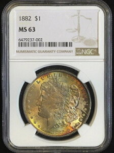 ���ق̃����X�^�[�g�i�[�I1882�N P �����K����� NGC MS 63 �ڂ�������