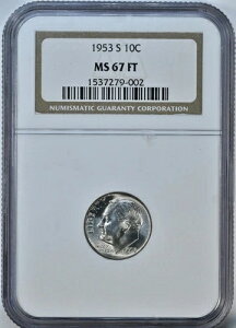 1953-S [Yxg _C NGC MS67 FT O[fBO MS 67 FB tg[` zCg BU RC 85105
