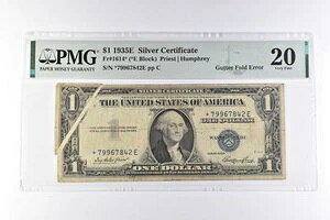 PMG 20 VF $1 1935E ؖ Fr#1614 X^[G[ K^[tH[hG[ *3086
