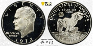 1972N S AC[n[ h PCGS PR69DCAM DDO FS-101 Vo[ v[t oGeBRC $1