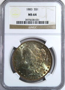 1883 NGC MS64 ?? �Z���΂Ǝ��̐F�� ?? �����K�����