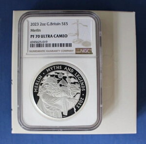 2023�N 2�I���X �V���o�[ �v���[�t 5�|���h �R�C���u�}�[�����vNGC PF70 �E���g���J���I �P�[�X��COA�t��