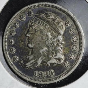1836�N�� ��^6�C���` �L���b�v�h�o�X�g �V���o�[ �n�[�t�_�C�� XF �g�[�� E325 XBA