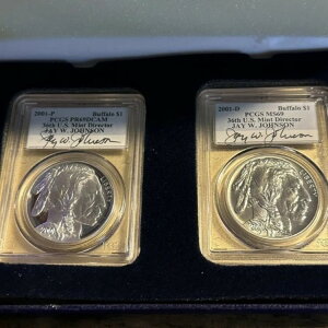 2001-P & 2001-D AJobt@[Vo[_[ PCGS v[t 69DCAM/MS-69 P[X