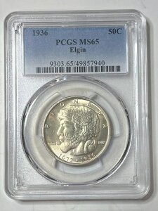1936N AJ GWLOn[th 50Zg PCGS MS65