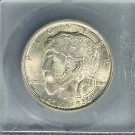 1936年 エルジン記念 シルバー ハーフドル ?ICG MS66 ?美しいコイン?#0301