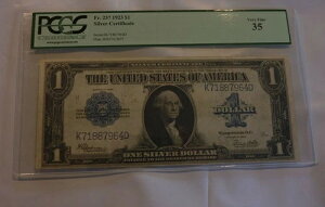 1923N 1h PCGSF VF 35 