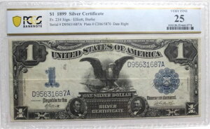 $1 1899 ؖ FR 234 PCGS 25 ɗǂ GIbg o[N f炵!