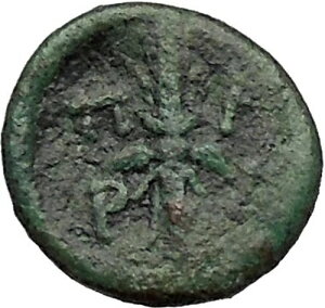 ギリシャ都市紀元前300年頃のアテナとサンダーボルトの希少な本物の古代コイン i41438