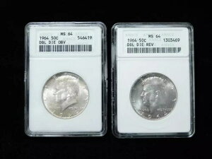 1964N 50Zg PlfB Vo[ n[th - ANACS MS64 DDO & DDR