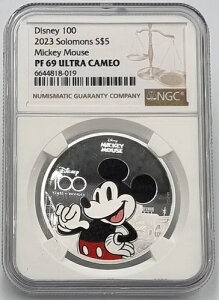 \ 100NLO fBYj[ ~bL[}EX 1IX Vo[ 2023 NGC PF69 UCA