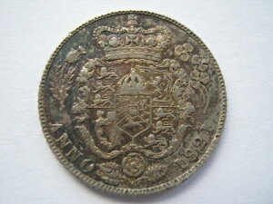 1821年 ジョージ4世 銀貨 6ペンス GVF ESC 2421