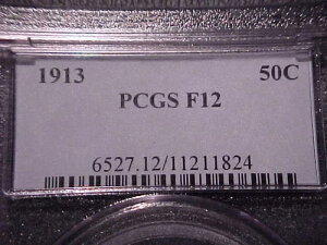 1913 PCGS F-12 �o�[�o�[ �n�[�t �h�� LITY BER �̔����ȏ� #