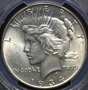 1934Ns[Xh PCGS MS 62 炩ȋF̃TetXgCN
