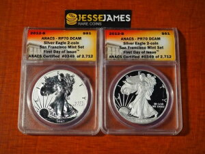 2012 S ���o�[�X�v���[�t �V���o�[�C�[�O�� ANACS RP70 & PR70 �������s �T���t�����V�X�R�Z�b�g