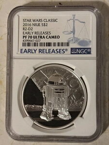 2016 jEG X^[ EH[Y R2-D2 NGC PF 70 UC ER