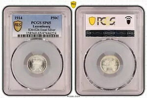 NZuN  50T`[ UNC RC 1914N KM#E26 ESSAI PCGS O[fBO SP65