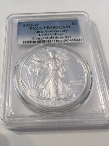 2016�N W $1 �v���[�t �V���o�[ �C�[�O�� �j��Z�b�g PCGS PR 69