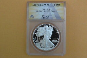 1987 S�v���[�t �V���o�[�C�[�O�� ANACS PF70 DCAM