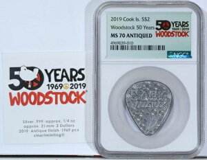 2019N NbN EbhXgbN 50N 1/4IX 999 Vo[ M^[sbN NGC MS70 COA