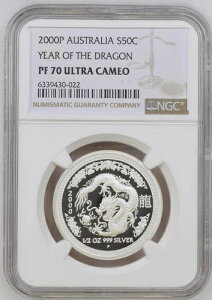 2000N 50Zg I[XgA i - N 1/2IX - v[t NGC PF70 UC