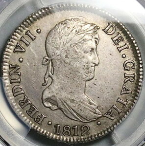 1812-C PCGS XF �X�y�C�� 4���A�� �t�F���f�B�i���h7�� �J�f�B�X������ ��� (25052302C)