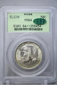 1936�N �G���W���L�O�n�[�t�h�� 50�Z���g PCGS MS64 �O���[�� CAC OGH #8454