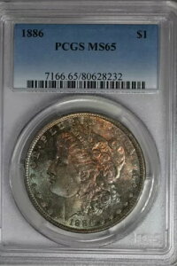 1886N $1 PCGS MS65AK݁A~XEoeBEwbhEhA$1