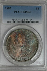 1885N $1 PCGS MS 64AK݁A~XEoeBEwbhEhA$1