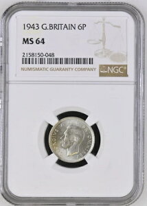 CMX - 1943 N W[W 6  6 yX - NGC MS64 - ōi @ NGC TOP POP!