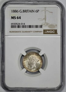1886N CMX  6yX VbNXyX NGC MS 64