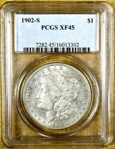 1902-S PCGS XF45 �����K���E�_���[