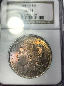 1881 O g[ [K $ NGC MS 64????X^[ C{[ g[ t@CA{[????irfIj