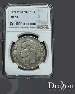 1929 �x�l�Y�G�� 5 �{���o���X��� NGC AU58 �ʏ���t??????