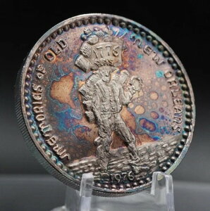 1976年 ニューオーリンズ H. アルビン・シャープ トーニング加工 1オンス 999 ファインシルバー ラウンド C5688