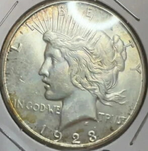 1923-S ピースダラー 未流通 問題なし 良質な日付/ミント 希少な米国1ドル硬貨