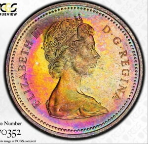 C288 �J�i�_ 1971�N �u���e�B�b�V���R�����r�A�B ��� KM-80 PCGS SP67