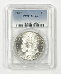 1880N S č K 1hd PCGS MS66F ~ 